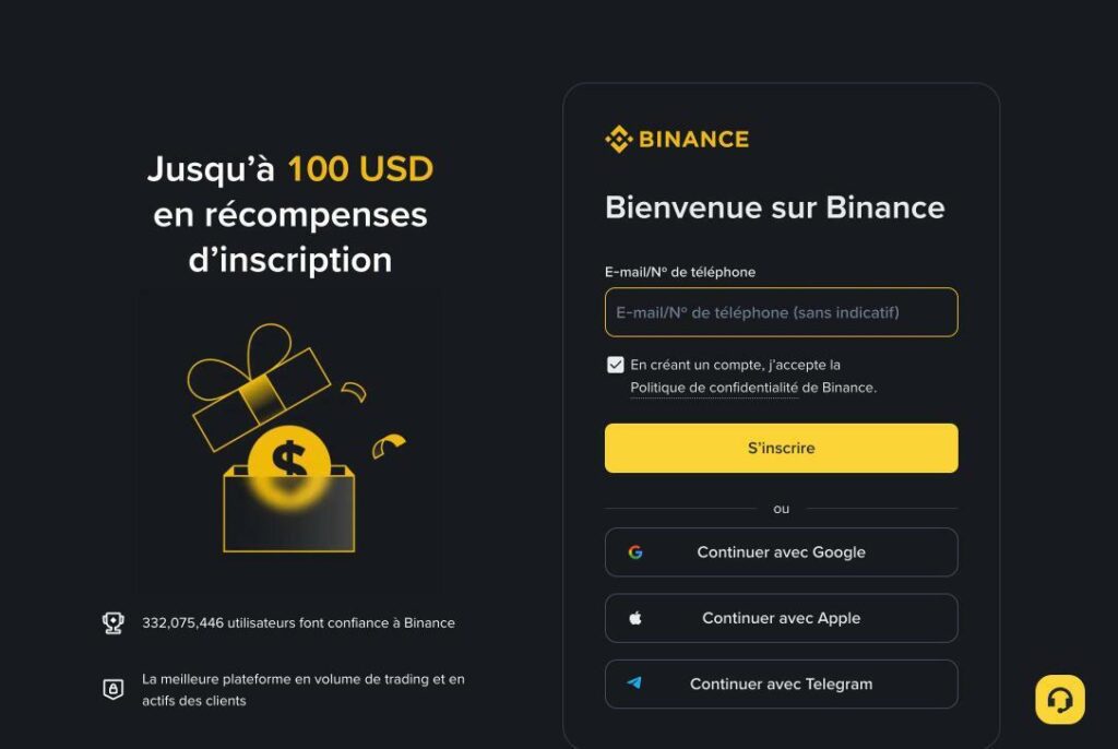 Inscription sur Binance avec le code de parrainage EOE2E7OQ Inscription sur Binance avec le code de parrainage EOE2E7OQ