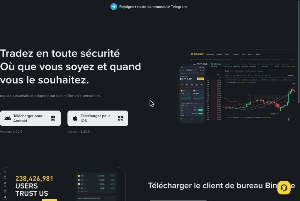 Page officielle de téléchargement de l'application Binance Page officielle de téléchargement de l'application Binance