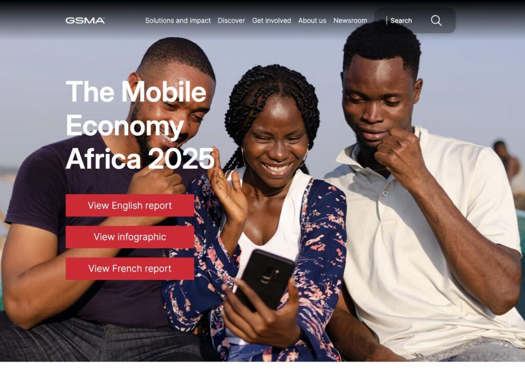 Rapport officiel de la GSMA « The Mobile Economy Africa 2025 » Rapport officiel de la GSMA « The Mobile Economy Africa 2025 »