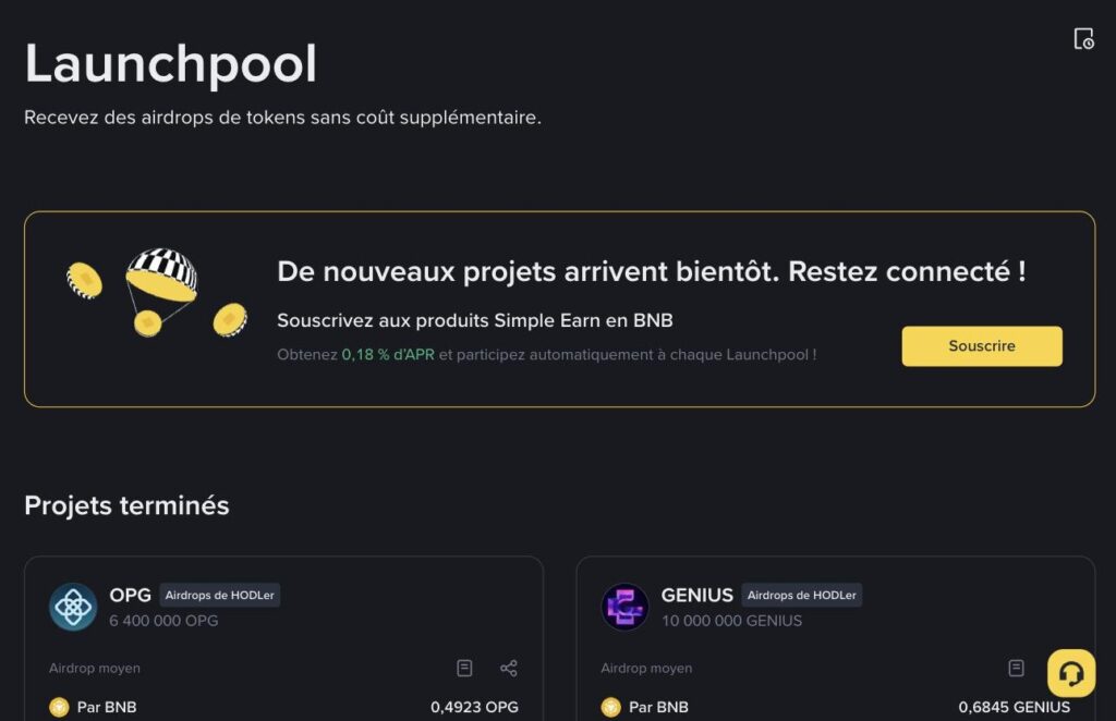 Binance Launchpool : airdrops HODLer pour les détenteurs de BNB Binance Launchpool : airdrops HODLer pour les détenteurs de BNB