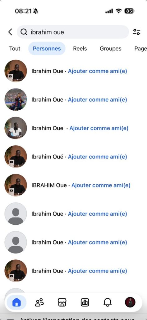 Clipping : comment être payé pour les vues de tes vidéos courtes depuis l'Afrique Recherche Facebook « Ibrahim Oue » : comptes de clips du créateur