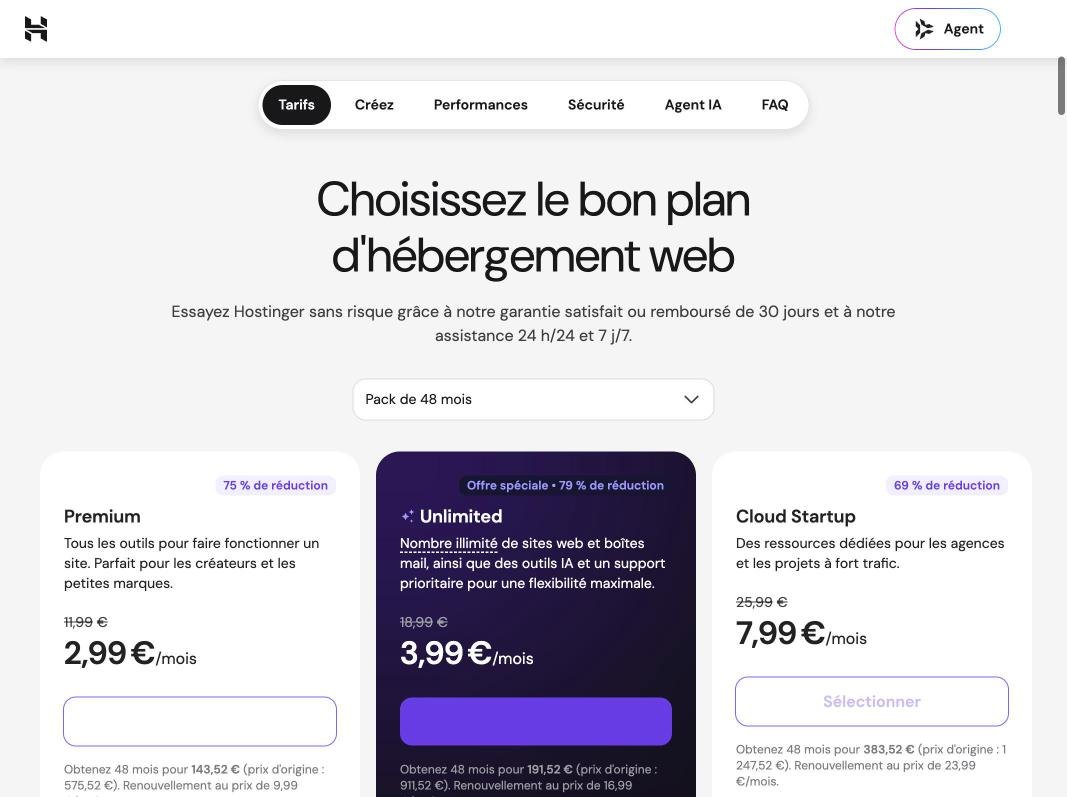 Créer un blog rentable en Afrique en 2026 : le guide complet Tarifs de l'hébergement web Hostinger en euros pour un blog WordPress