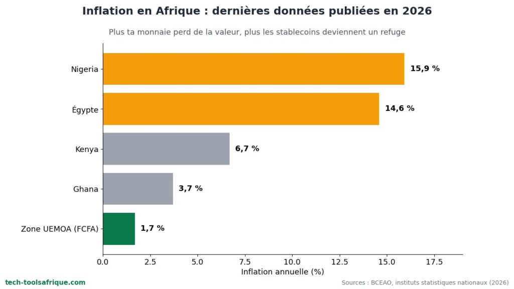 Inflation en Afrique en 2026 : UEMOA, Ghana, Kenya, Égypte et Nigeria Inflation en Afrique en 2026 : UEMOA, Ghana, Kenya, Égypte et Nigeria