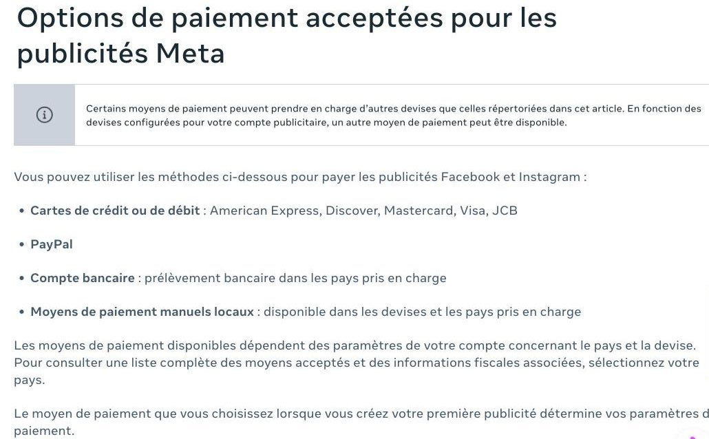 Payer ses pubs Facebook avec Mobile Money depuis l'Afrique Payer ses pubs Facebook avec Mobile Money depuis l’Afrique