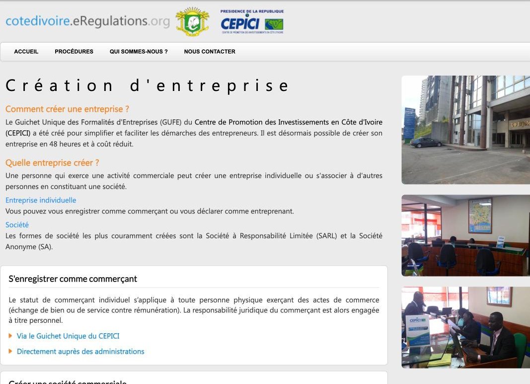 Statut d'entreprenant en Côte d'Ivoire : avantages et impôts Statut d’entreprenant en Côte d’Ivoire : avantages et impôts