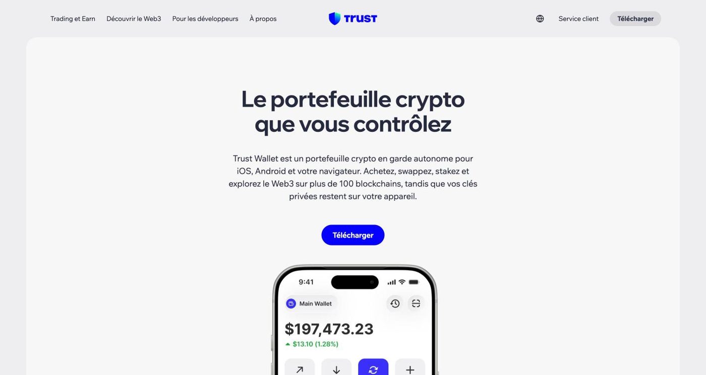 Trust Wallet : créer ton portefeuille crypto et le sécuriser (guide 2026) Trust Wallet : créer ton portefeuille crypto et le sécuriser (guide 2026)